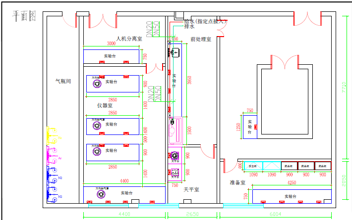 實驗室氣路管路的規(guī)劃設(shè)計(圖1) 實驗室氣路管路的規(guī)劃設(shè)計(圖1)